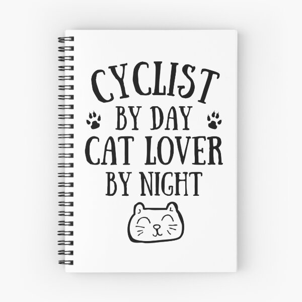 Item preview, Cyclist by day. Cat lover by night designed and sold by TheGreenGoat.