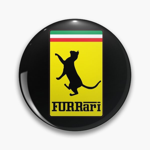 Item preview, FURRari, not Ferrari Cat Logo designed and sold by QuirkyIsGood.