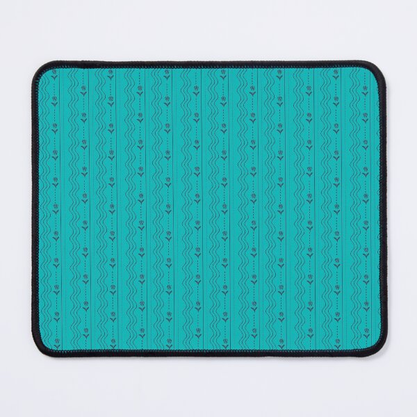 Item preview,  Wavy and Floral Robin's Egg Blue designed and sold by MC Art Studio.