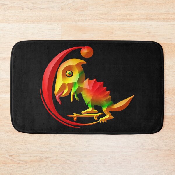 Item preview, FUNNY BABY DINO TREX UNICORN IN THE MOON PLAYING SKATEBOARD designed and sold by Ralek.
