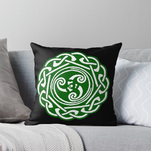 Item preview, Green WhiteCeltic Knot Druid Pagan Gaelic Irish Scottish Symbol designed and sold by SeanMcArthur.