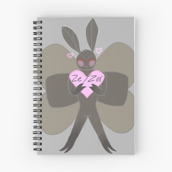 Item preview, Ze/Zer Mothman Design designed and sold by SoftGayCryptids.