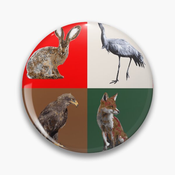 Artikelvorschau, 65 MCMLXV ABBAnimals Hase, Kranich, Adler und Fuchs Print entworfen und verkauft von 65 MCMLXV.