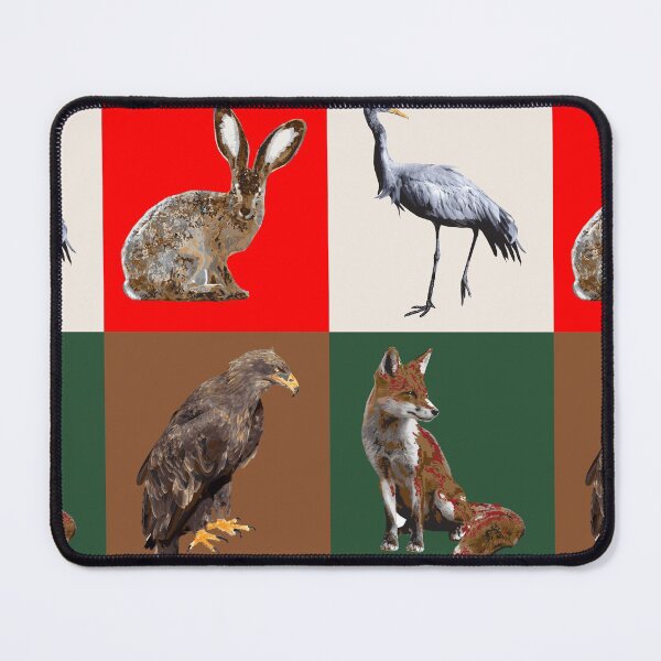 Item preview, 65 MCMLXV ABBAnimals Hare, Crane, Eagle and Fox Print designed and sold by 65 MCMLXV.