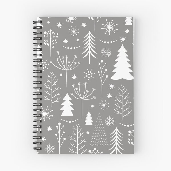 Item preview, Seamless Christmas Pattern Xmas Trees Stars Snowflakes White designed and sold by WearWolfDesigns.