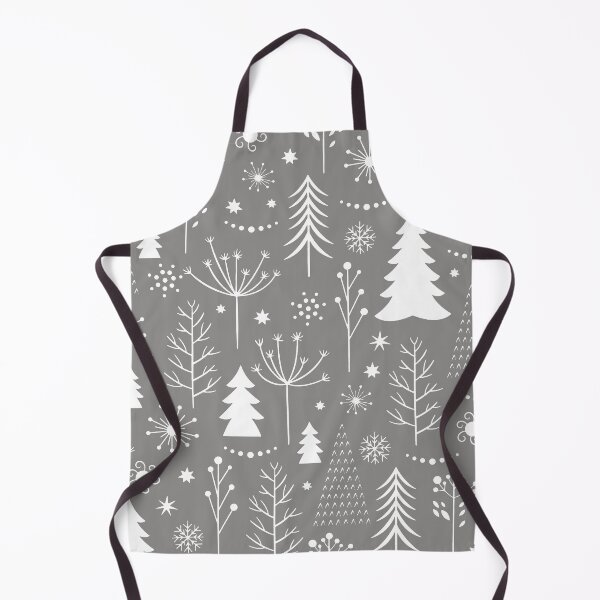 Item preview, Seamless Christmas Pattern Xmas Trees Stars Snowflakes White designed and sold by WearWolfDesigns.