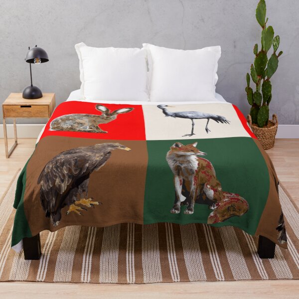 Item preview, 65 MCMLXV ABBAnimals Hare, Crane, Eagle and Fox Print designed and sold by 65 MCMLXV.