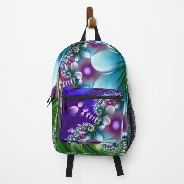 Item preview, Blue and green wave fractal designed and sold by pinkal.