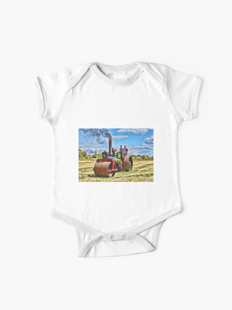 Aveling Roller Kr 478 Front View Baby One Piece By Ipgphotography Redbubble