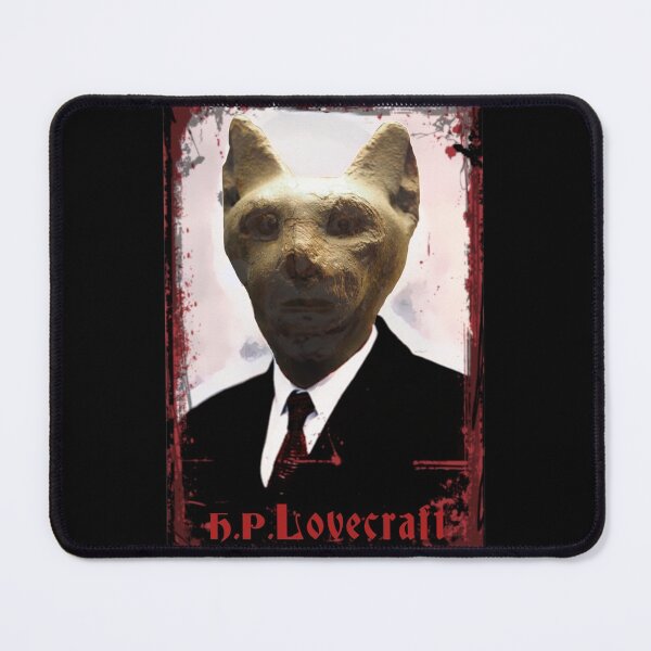 Item preview, H.P. Lovecat grunge style portrait designed and sold by Zanimations.