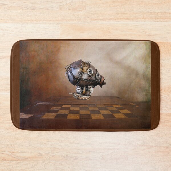 Item preview, Steampunk airship chess board designed and sold by Cinzia Murgia.