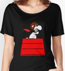 snoopy Women's Relaxed Fit T-Shirt