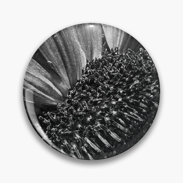 Item preview, Black and White Sunflower, close up  designed and sold by CreativeAD.