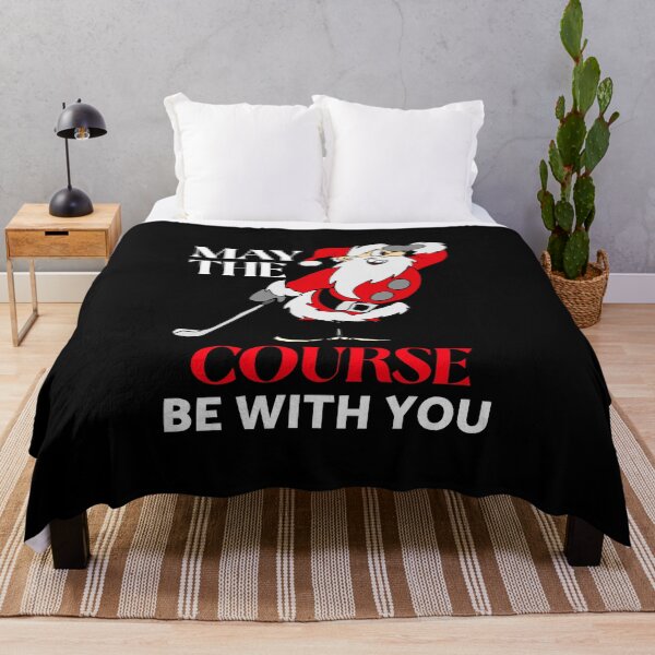 Item preview, May The Course Be With You Golf Golfing Santa Funny Gag designed and sold by Neggan.