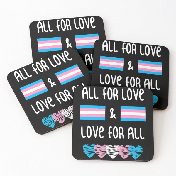 Item preview, Transexual Flag Lgbt Pride T-ShirtAll For Love & Love For All Transexual Flag LGBT Pride designed and sold by BarraLawrene.