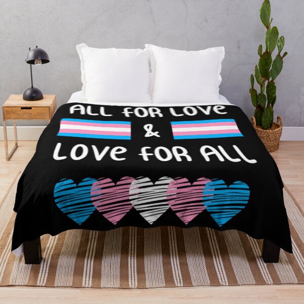 Item preview, Transexual Flag Lgbt Pride T-ShirtAll For Love & Love For All Transexual Flag LGBT Pride designed and sold by BarraLawrene.