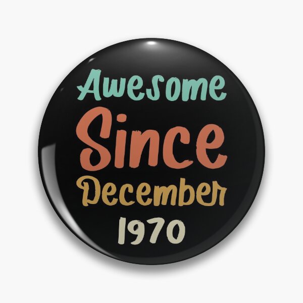 Item preview, awesome since december 1970 Birthday Born In 51th Birthday Gift Vintage designed and sold by aloha project.