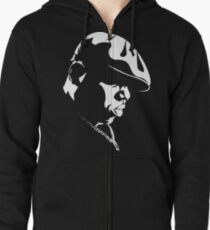 Biggie Stencil Zipped Hoodie