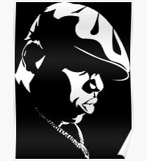 Biggie Stencil Poster