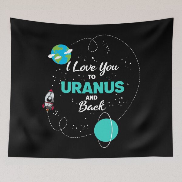 Item preview, Camiseta de Urano Te amo a Urano y a los planetas de la astrología designed and sold by BarraLawrene.