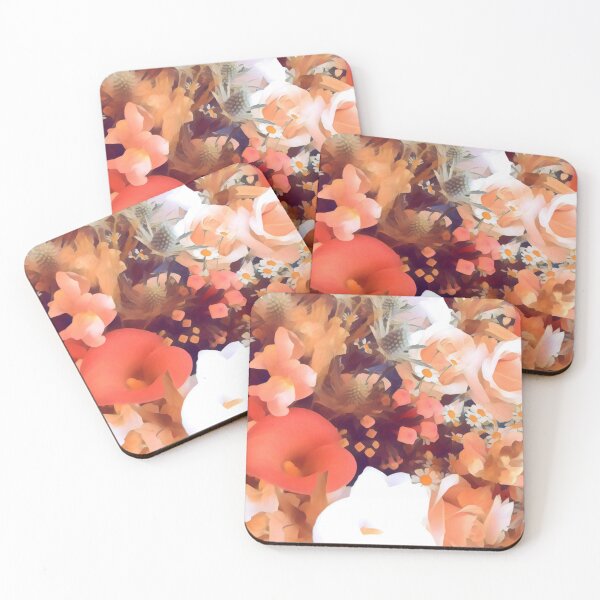 Item preview, Soft-Toned Floral Medley Artwork designed and sold by DonneeCreations.