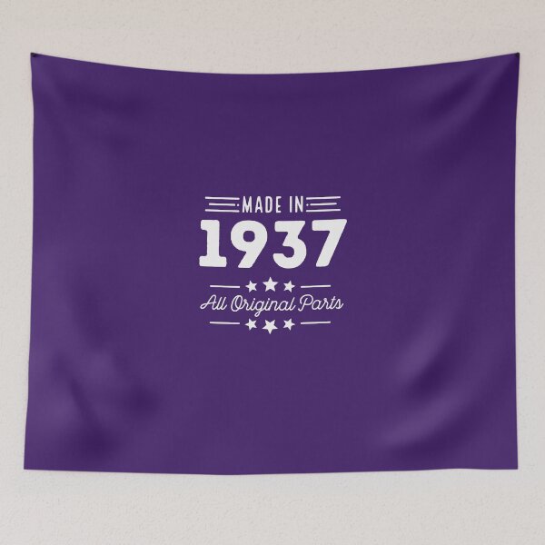 Item preview, Made In 1937 All Original Parts 79th Birthday Gift T-Shirt designed and sold by AlwaysAwesome.