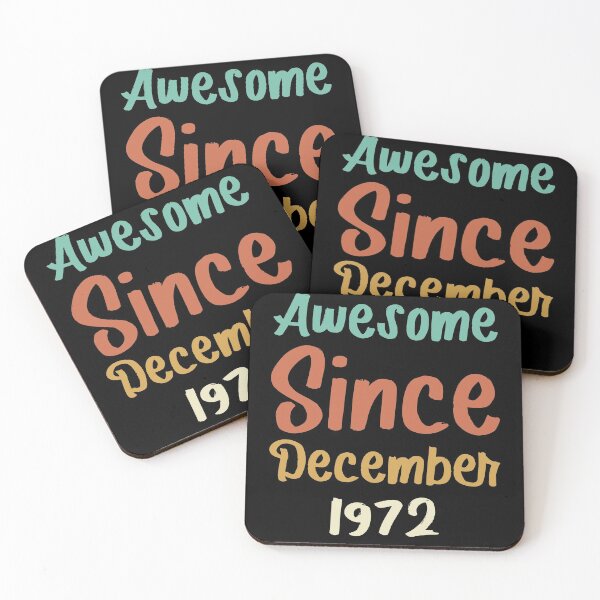 Item preview, awesome since december 1972 Birthday Born In 49th Birthday Gift Vintage designed and sold by aloha project.