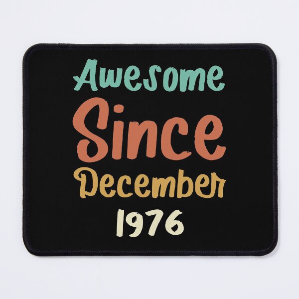 Item preview, awesome since december 1976 Birthday Born In 45th Birthday Gift Vintage designed and sold by aloha project.