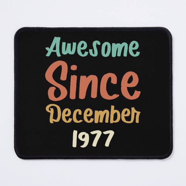 Item preview, awesome since december 1977 Birthday Born In 44th Birthday Gift Vintage designed and sold by aloha project.