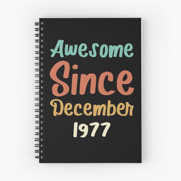 Item preview, awesome since december 1977 Birthday Born In 44th Birthday Gift Vintage designed and sold by aloha project.