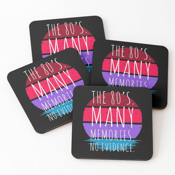 Item preview, The 80's. Many Memories. No Evidence Retro Striped designed and sold by Zurickdesigns.