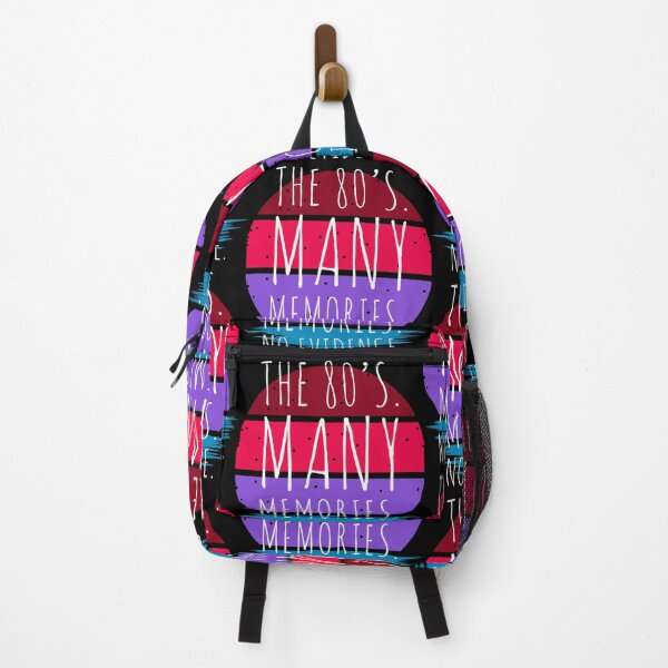Item preview, The 80's. Many Memories. No Evidence Retro Striped designed and sold by Zurickdesigns.
