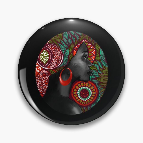 Item preview, African Woman With Pattern designed and sold by Wisequist.