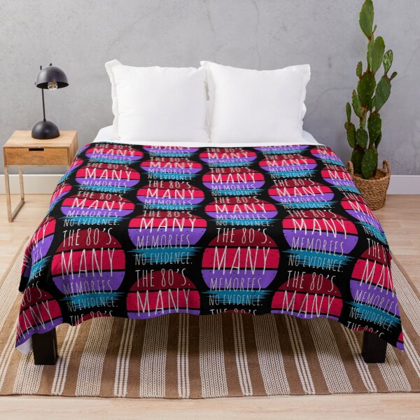 Item preview, The 80's. Many Memories. No Evidence Retro Striped designed and sold by Zurickdesigns.