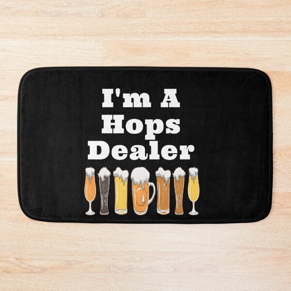 Item preview, I'm A Hops Dealer with Frothy Beer Glasses Design designed and sold by Craftynistia.