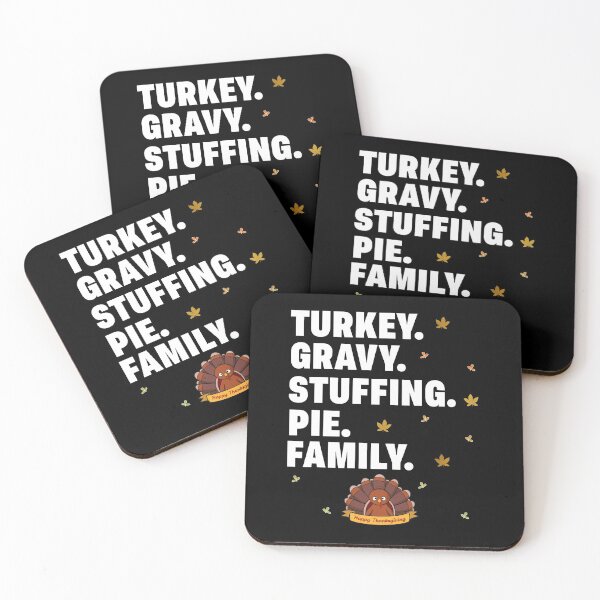 Item preview, Turkey Gravy Stuffing Pie Family Thanksgiving Food Matching  designed and sold by Nzgiftsandmore.