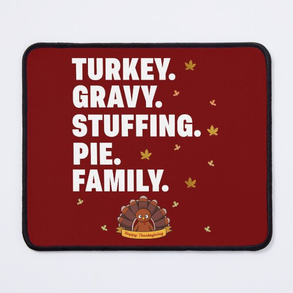 Item preview, Turkey Gravy Stuffing Pie Family Thanksgiving Food Matching designed and sold by Nzgiftsandmore.