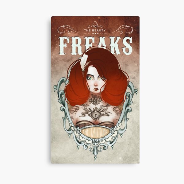 The Beauty Freaks - The Tattooed Canvas Print