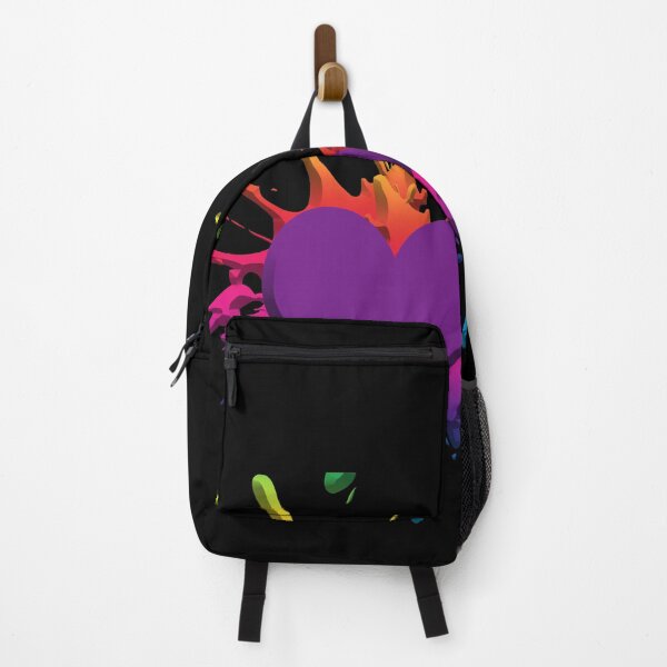 Item preview, creative purple heart in a multicolored blob designed and sold by vilma3000.