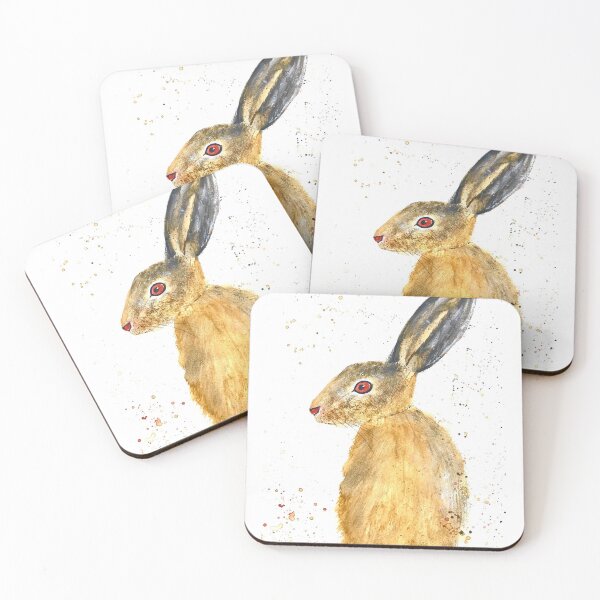 Item preview, Hare watercolor painting designed and sold by Monika Howarth.