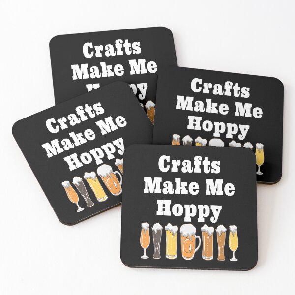 Item preview, Crafts Make Me Hoppy with Frothy Beer Glasses Design designed and sold by Craftynistia.
