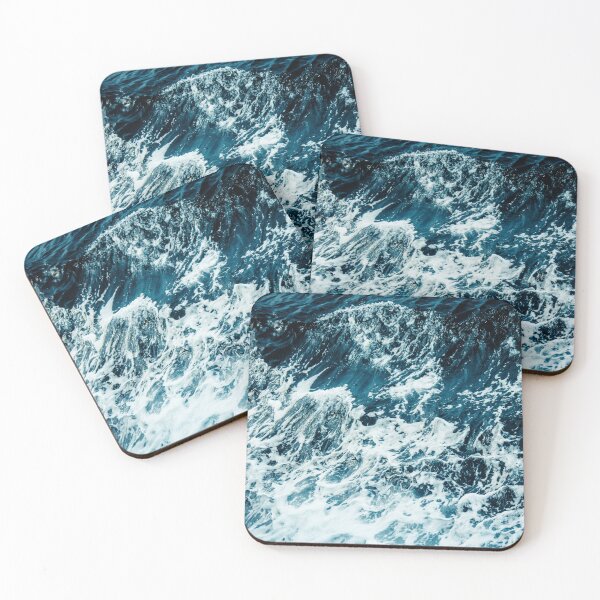 Item preview, Dark Blue Ocean Waves - Blue Ocean Waves designed and sold by AR Studios.