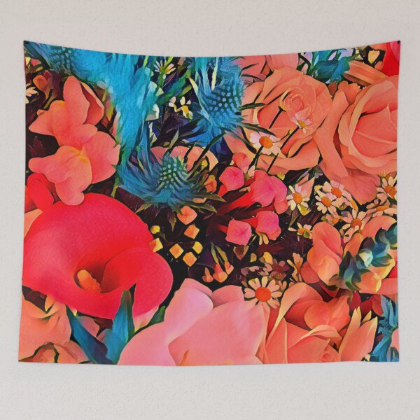 Item preview, Vibrant Floral Medley Artwork designed and sold by DonneeCreations.