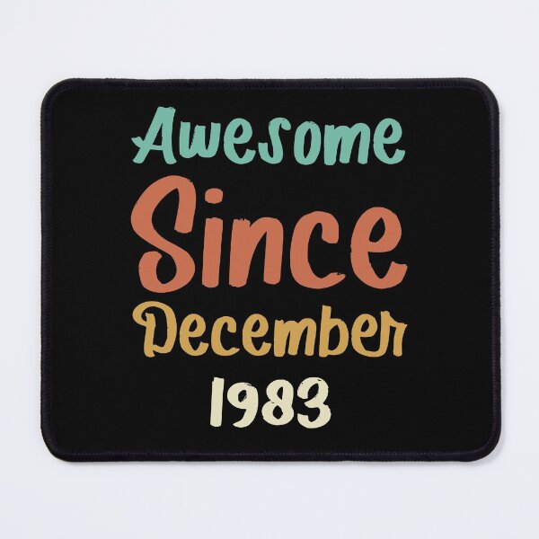 Item preview, awesome since december 1983 Birthday Born In 38th Birthday Gift Vintage designed and sold by aloha project.