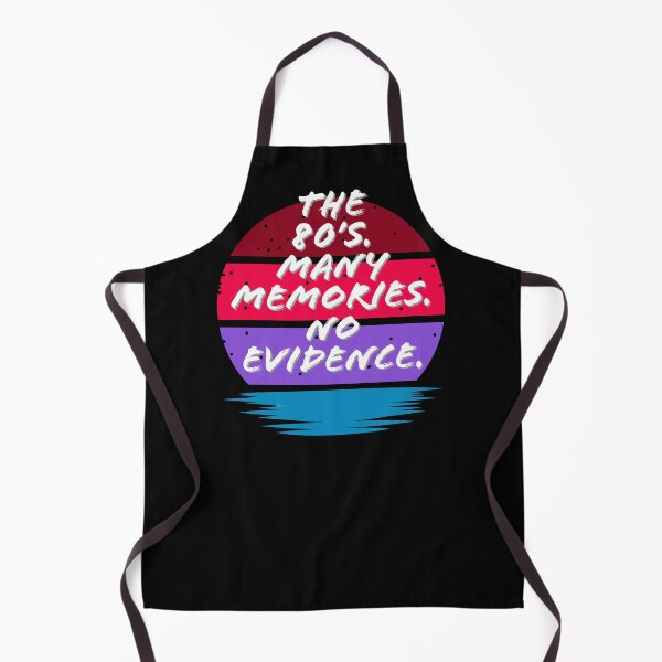 Item preview, The 80's. Many Memories. No Evidence Retro Striped designed and sold by Zurickdesigns.