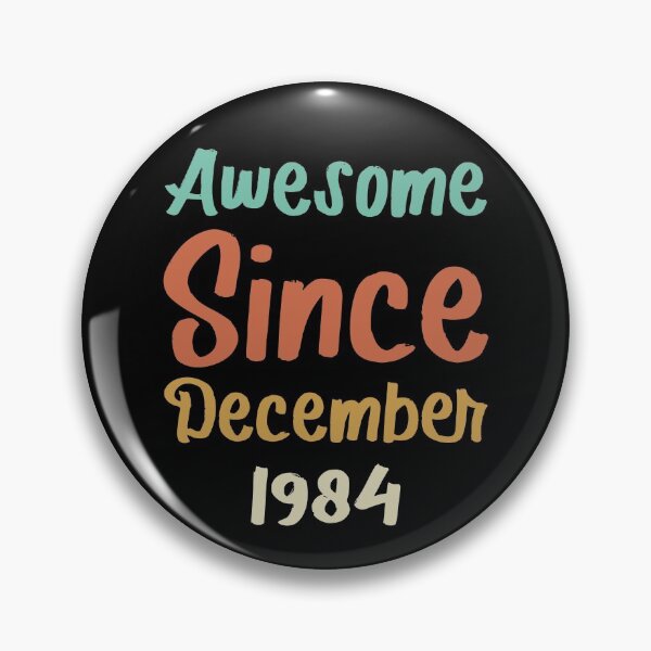 Item preview, awesome since december 1984 Birthday Born In 37th Birthday Gift Vintage designed and sold by aloha project.