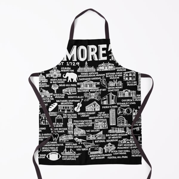 Item preview, Baltimore Map designed and sold by fiberandgloss.