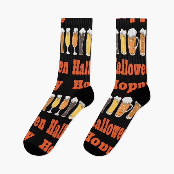 Item preview, Hoppy Halloween with Frothy Beer Glasses Design designed and sold by Craftynistia.