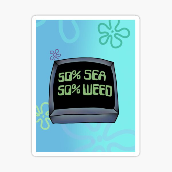50% Sea Sticker