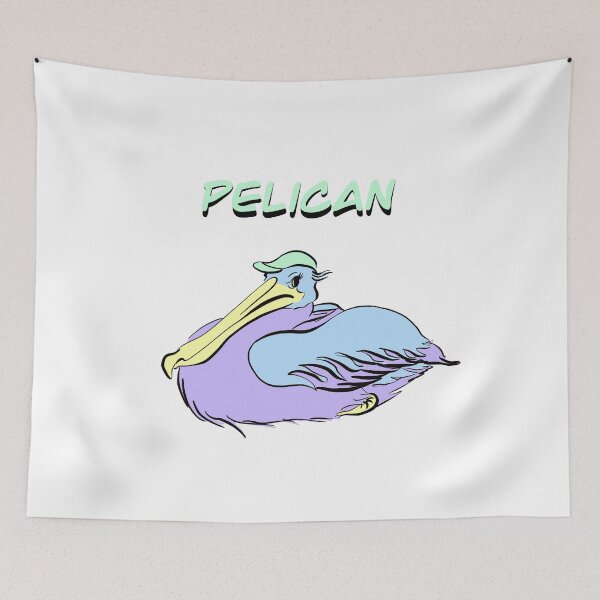 Item preview, Colourful pelican in the cap  designed and sold by Mashusha-art.